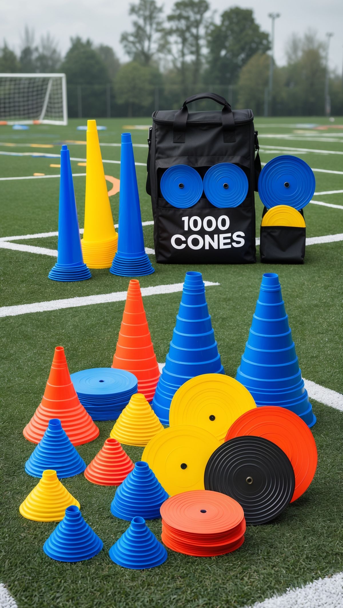 Training cones for drills